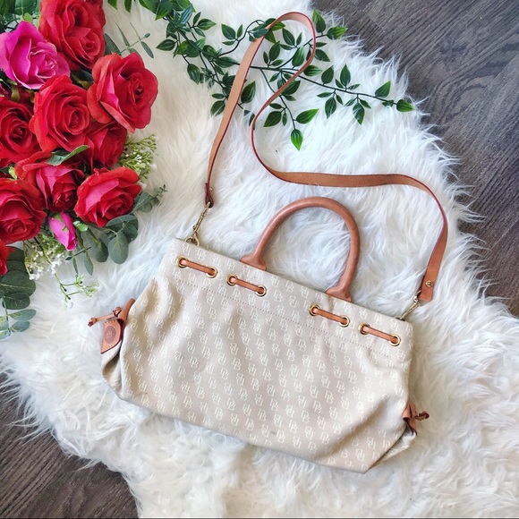 Dooney & Bourke Handbags - DOONEY & BOURKE MONOGRAM HANDBAG CANVAS